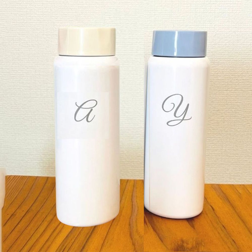 pappimommi パピマミ 調乳用 水筒 名入れ無料 ステンレスボトル コンパクト 便利グッズ 出産祝い お世話 あかちゃん ミニサイズ 魔法瓶 かわいい イニシャル ステンレスボトル 200ml