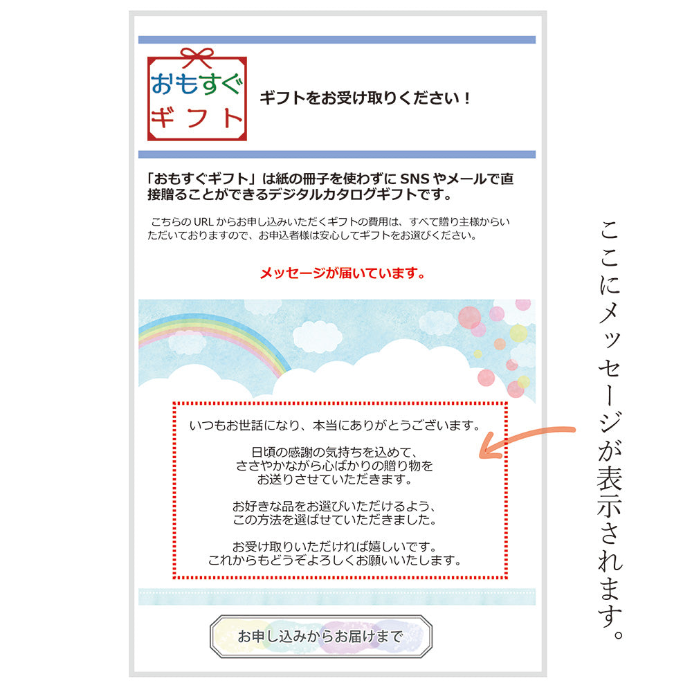 おもすぐギフト デジタル チケット カタログギフト FSコース
