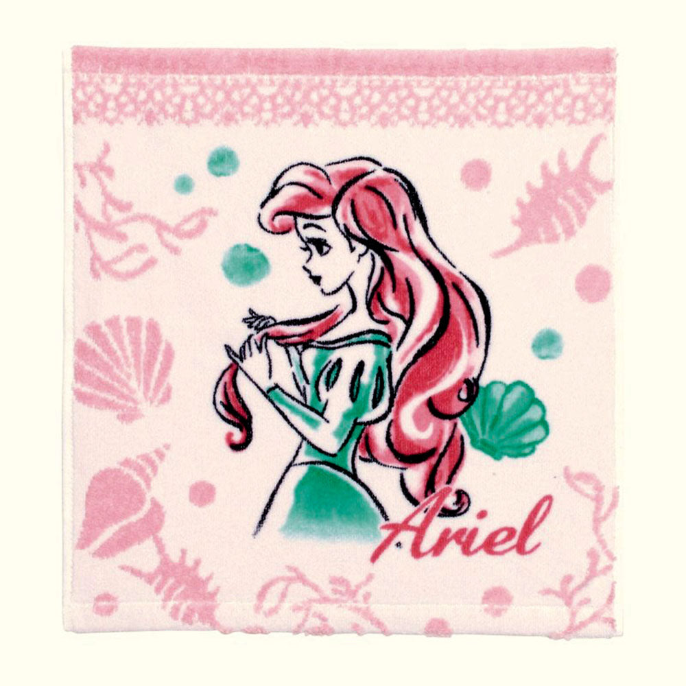 選べる ハンドタオル ウォッシュタオル 1枚 ドリーミー ( 白雪姫、エルサ、ラプンツェル、アリエル )