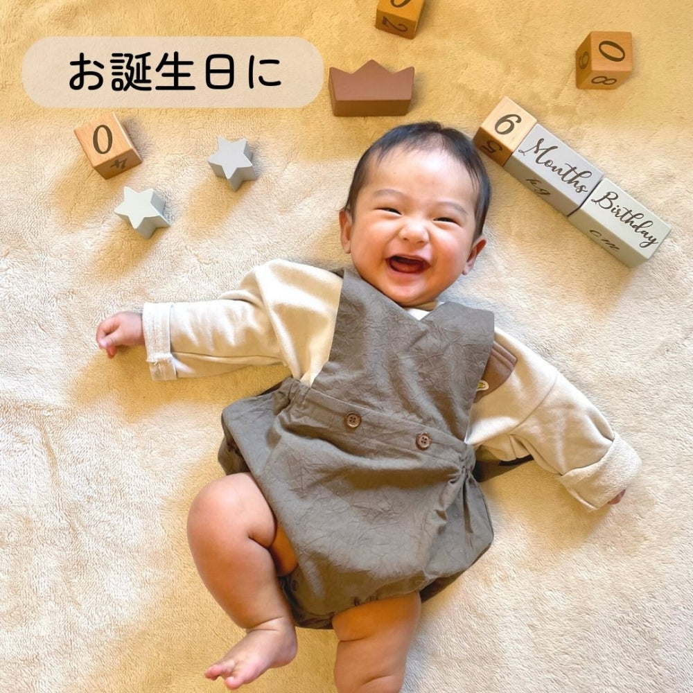あまのっぽ amanoppo名入れ 王冠 成長記録ブロック コッコレストーリー coccole story [ 出産祝い ベビーギフト ]