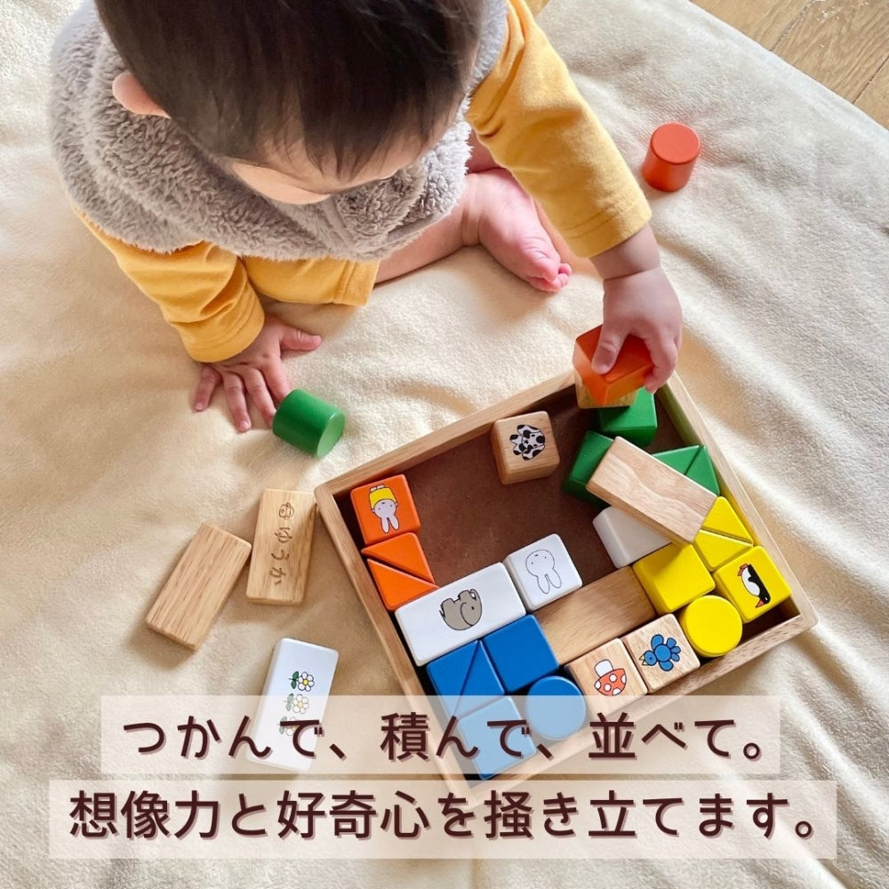 ミッフィー つみき ブロック 名入れ無料 [ 出産祝い ベビーギフト ]