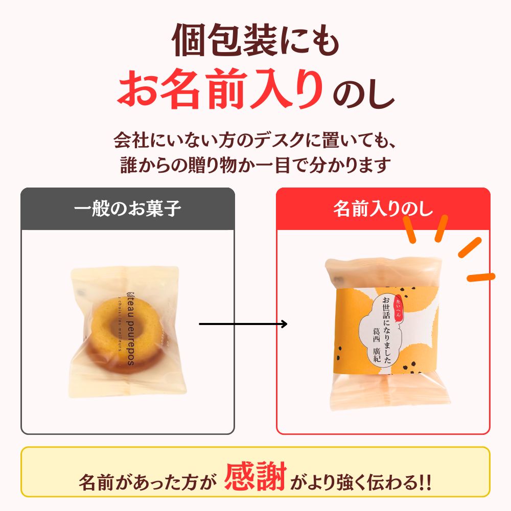 クッキー・焼き菓子 ドーナツ型 フィナンシェ 16個入り
