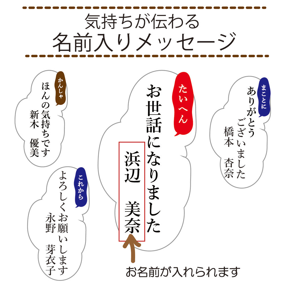 感謝のきもち お菓子 スティックケーキ 6個入り