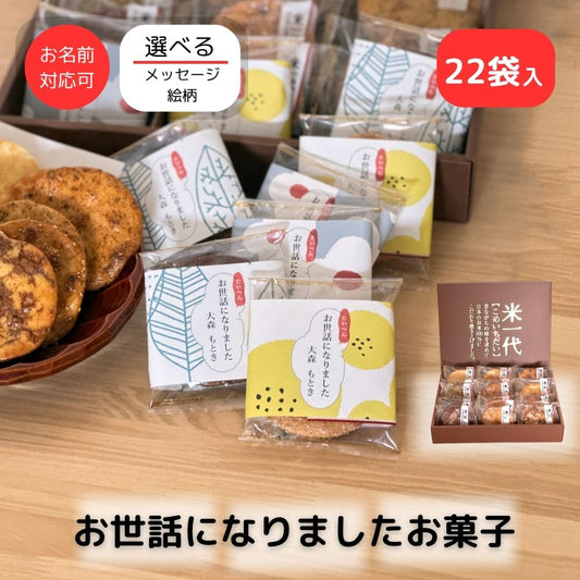 ほんの気持ち  米一代 せんべい 詰合せ 22枚入り