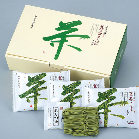 遠州喜泉庵 手折り銘茶そば 6袋 直送品 KM15001900