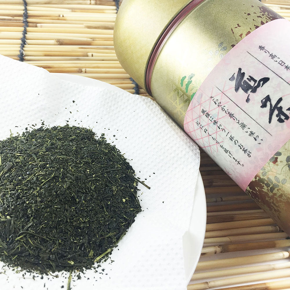 日本茶セット 煎茶詰合せ 缶2本入 直送品 KM15002900