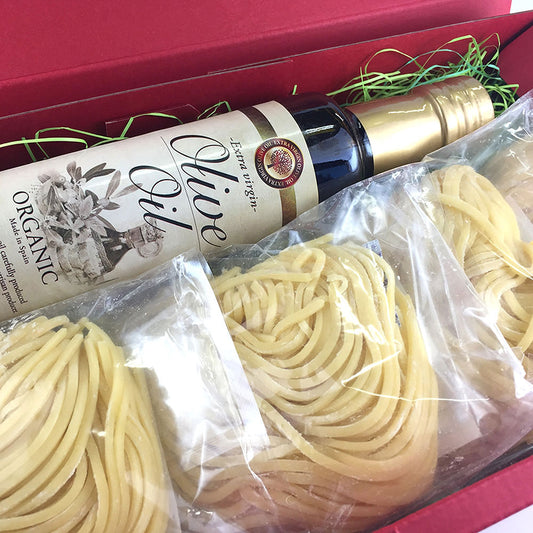 プレミアム オリーブオイル＆生パスタセット 4人前 直送品 KM16004902