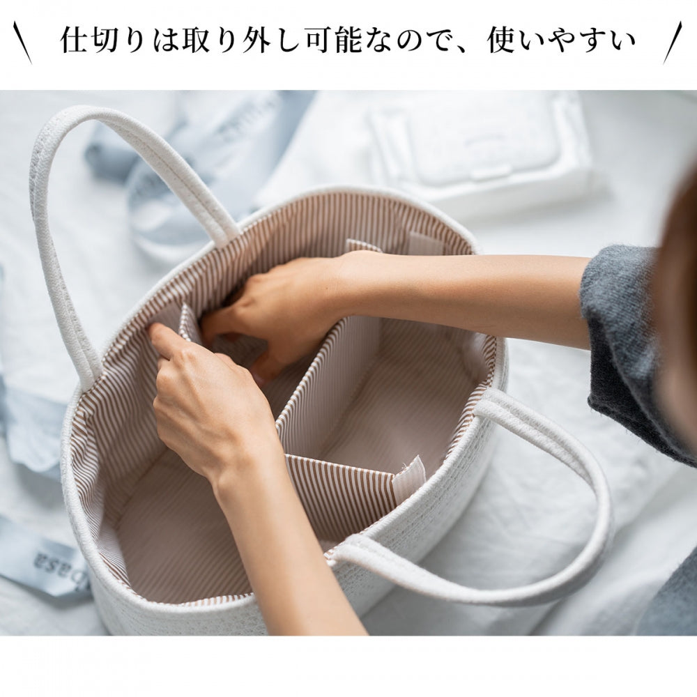 おむつストッカー 刺しゅう対応有 出産祝い 男の子 女の子 おむつを卒業しても使える 天使のリボン 名まえ入りリボン おむつ入れ [ 出産祝い ]
