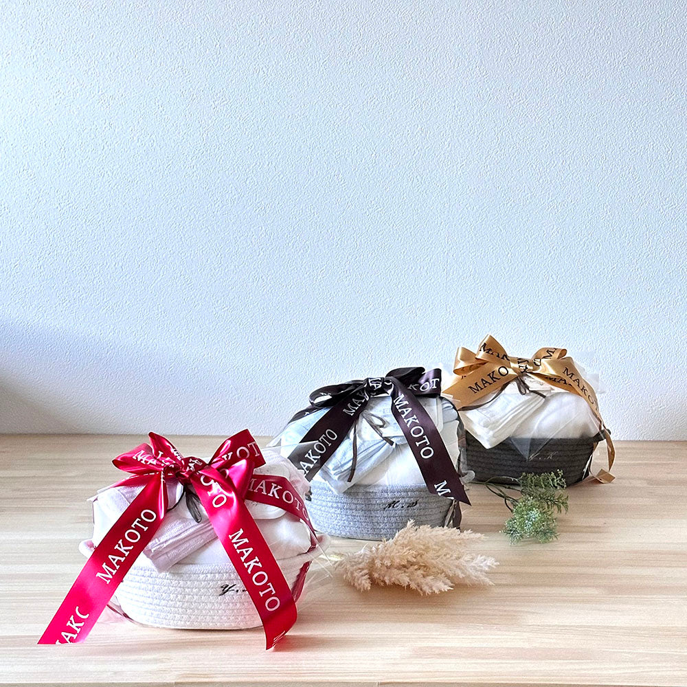 オムツ ストッカー オーバル S （楕円）名入れ 刺繍 名前入り