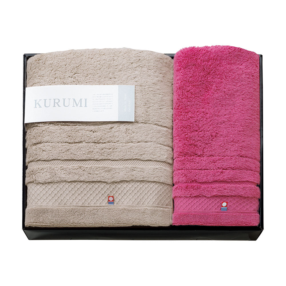 今治タオル バスタオル フェイスタオル ベージュ ピンク KURUMI 今治タオル くるみ KUM-701-2