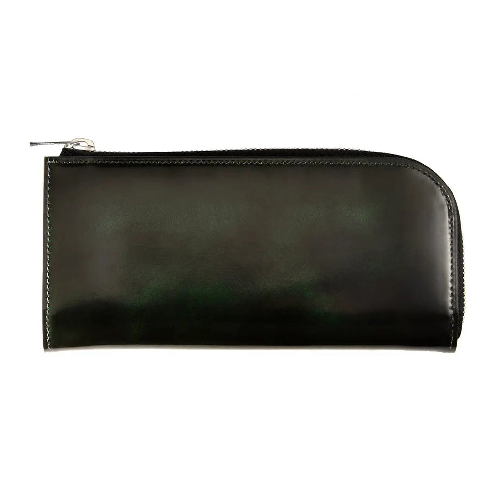 GREDEER L字ファスナー 長財布 ブラウン