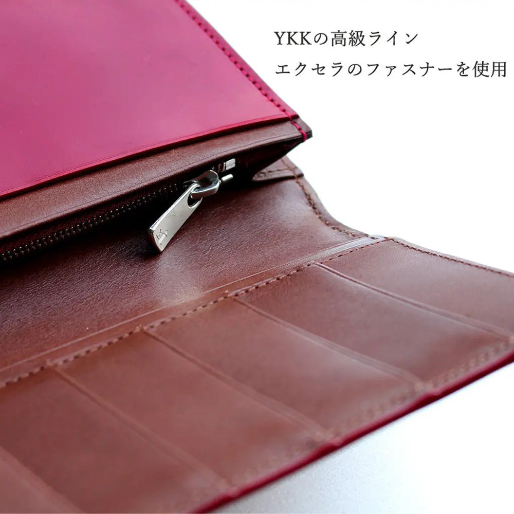 メンズ財布 長財布 （ 小銭入付 ） コードバン GREDEER [ 財布 コイン 名刺入れ 名入れ対応 ]