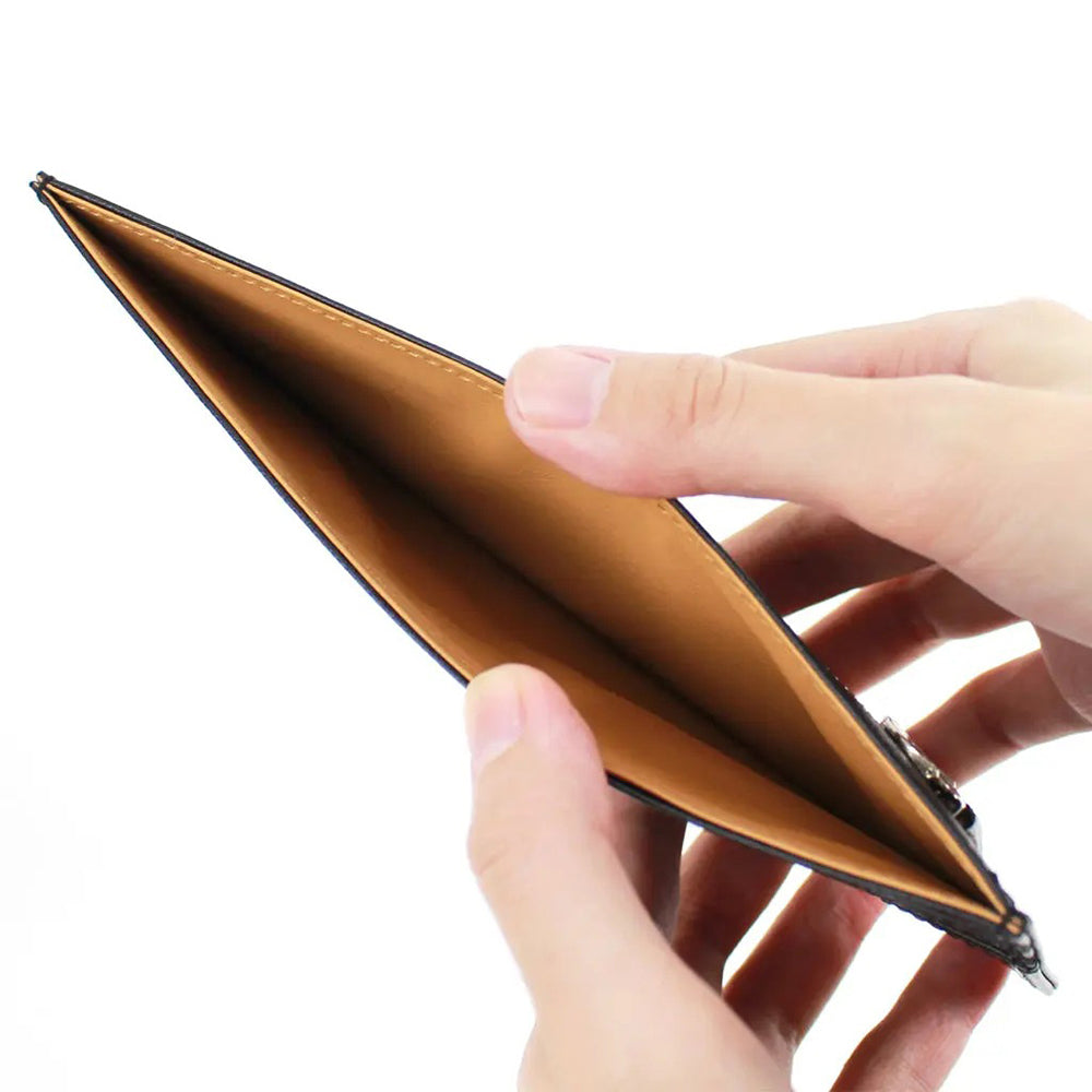 レディース財布 薄型 財布 さとりナチュラル キリコスター 松阪牛革 [ 財布 コイン 名刺入れ 名入れ対応 ]