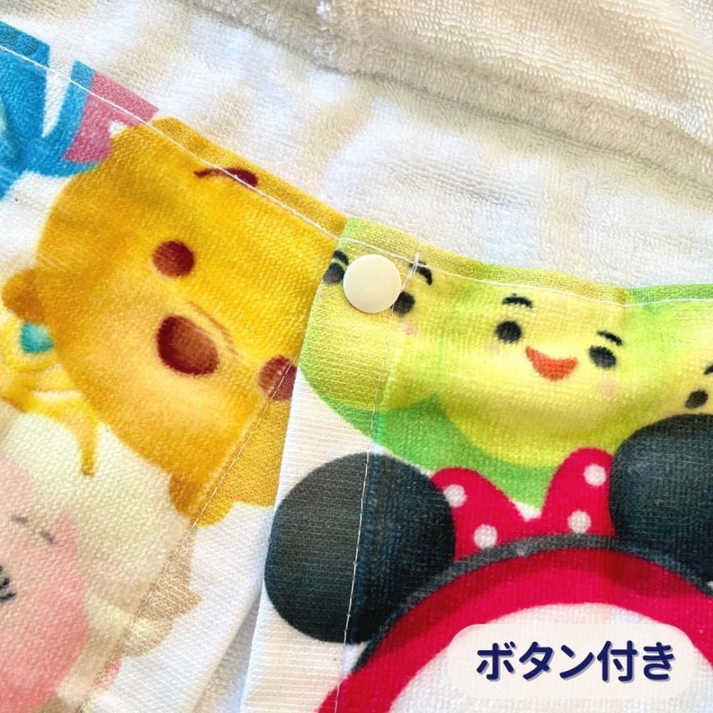 フード付き スポーツタオル 1枚 ツムツム ディズニー