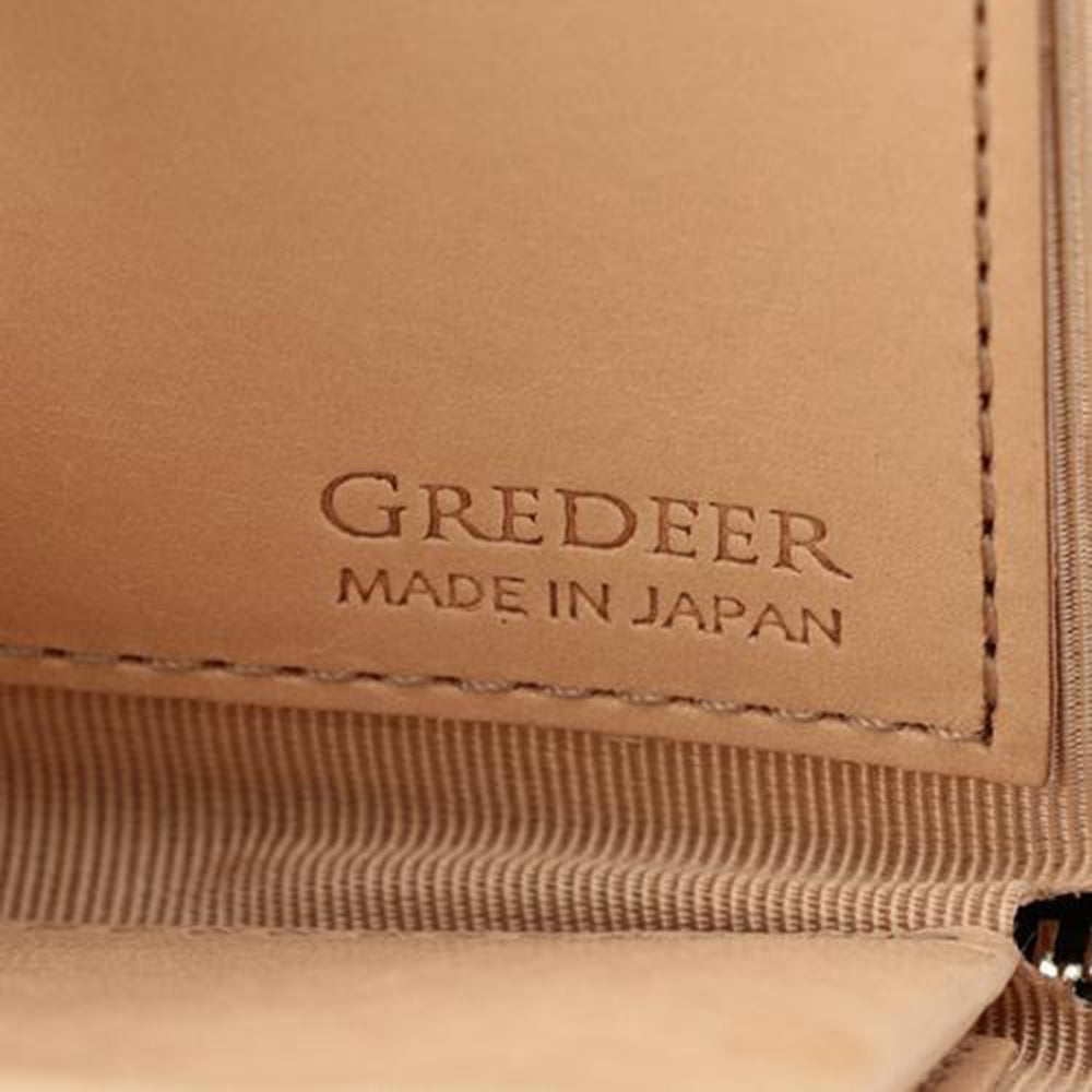 メンズ財布 ハーフ L字ファスナー 財布 松阪レザー GREDEER [ 財布 コイン 名刺入れ 名入れ対応 ]